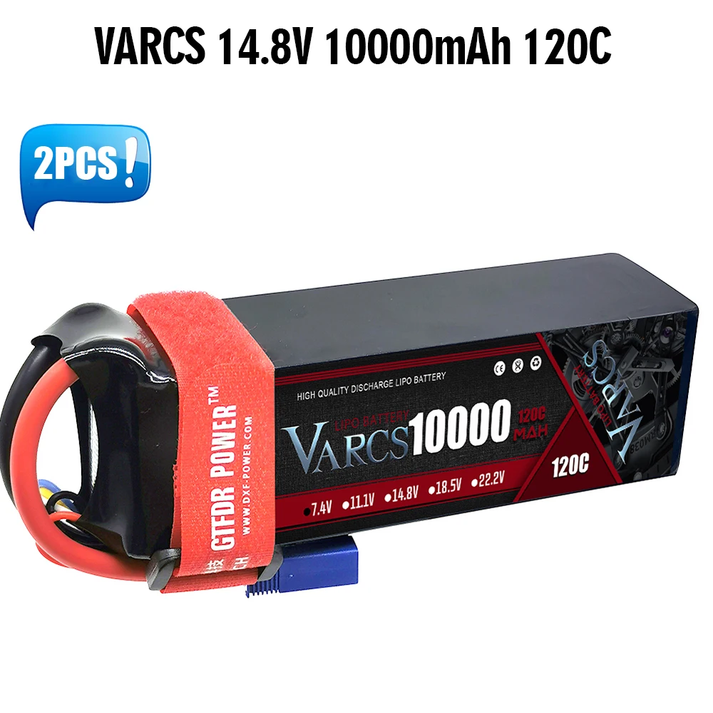 Литий-полимерный аккумулятор VARCS 4S 14 8 в 10000 мА · ч 100C 200C Deans/T XT90 EC5 для