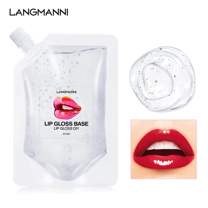 

DIY Clear Lip Gloss Base Oil Non-Stick Moisturizing Lipstick Material Gel For Lip Gloss Handmade Liquid Lipstick Makeup TSLM1