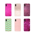 Чехол для телефона Samsung Galaxy S2 S3 S4 S5 Mini S6 S7 Edge S8 S9 S10E Lite Plus, розовый блестящий Мраморный аксессуар