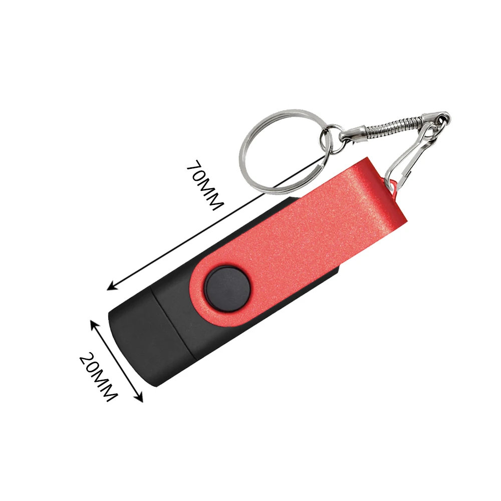 

High speed smart pendrive 128GB 256GB memoria usb Real capacity flash drive 64GB 512GB Pen drive usb 3.0 with Type-C adapter