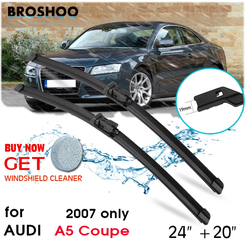 

Car Wiper Blade Front Window Windscreen Windshield Wipers Blades Auto Accessories For Audi A5 Coupe 24"+20" 2007 Only