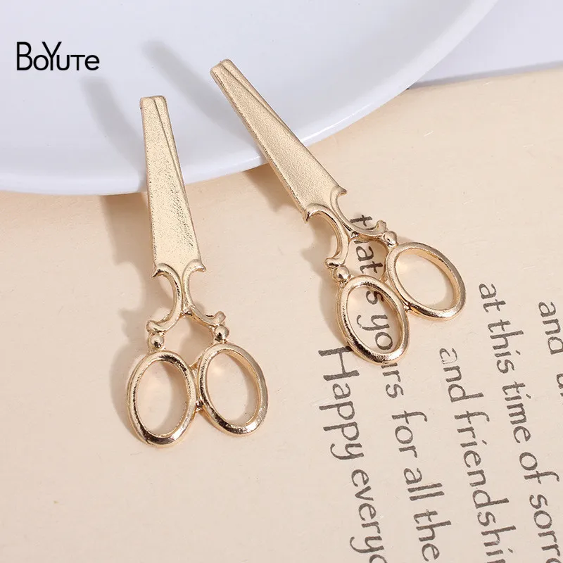 KC Gold-18x45MM BoYuTe(20 Pieces/Lot) Metal Alloy 40*34MM Maple Leaf Materials Vintage Hand Made Diy Jewelry Accessories Wholesale - Цвет: KC Gold-18x45MM