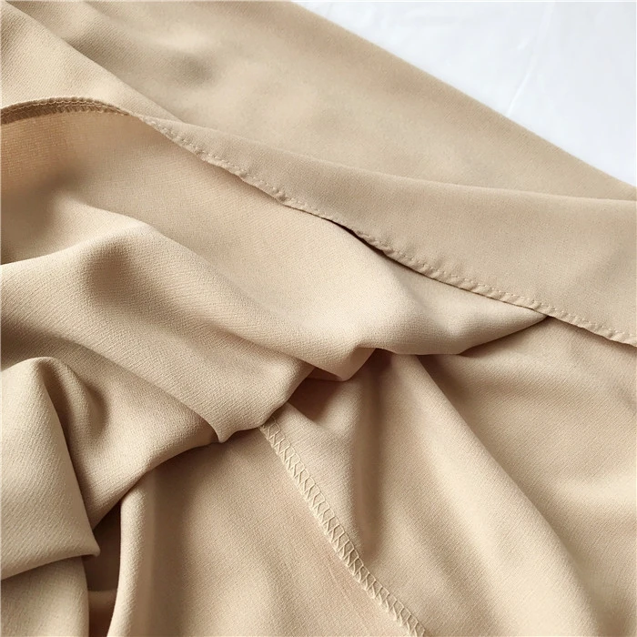 

Women Chiffon Dress Spring Summer Elegant Versatile Dresses Frilled Pleat Slim Camisole Mid-Length Fashion Vintage Black Dress