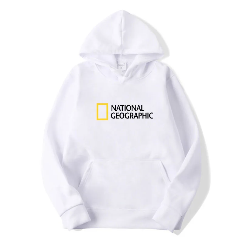 

2021 New National Geographic women/men hoodies for magazine Harajuku style Chest print peripheral men clothes tops