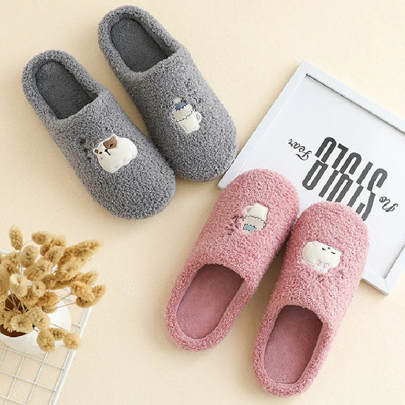 Homen тапочки зимние женские Симпатичные тапки семейный дом Zapatilla Mujer теплая
