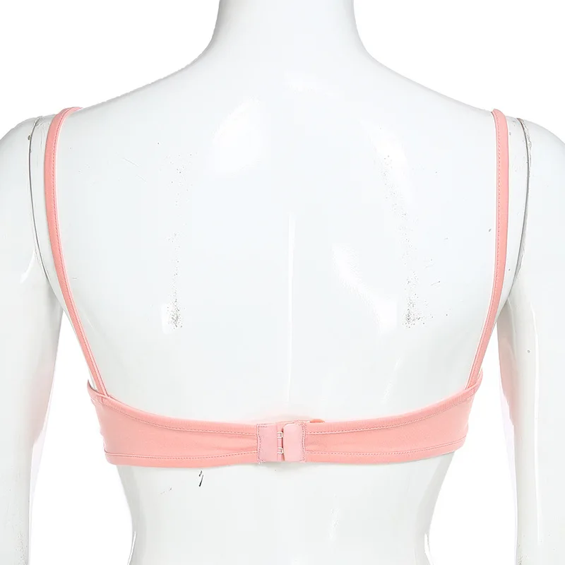 Милый розовый укороченный топ с вышивкой в виде кошки стиле Харадзюку мягкий