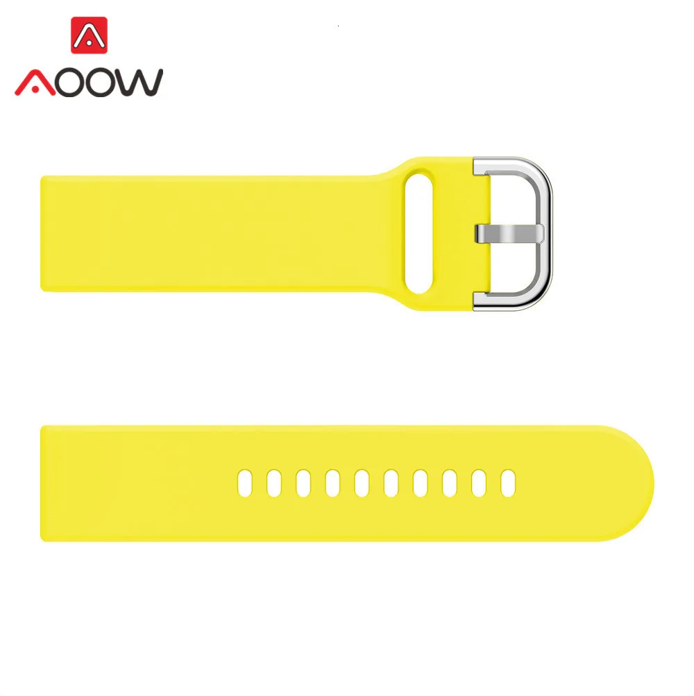 20 мм силиконовый ремешок для часов samsung Galaxy Watch Active 2 42 мм gear S2 huawei Garmin Amazfit Active2 сменный Браслет ремешок