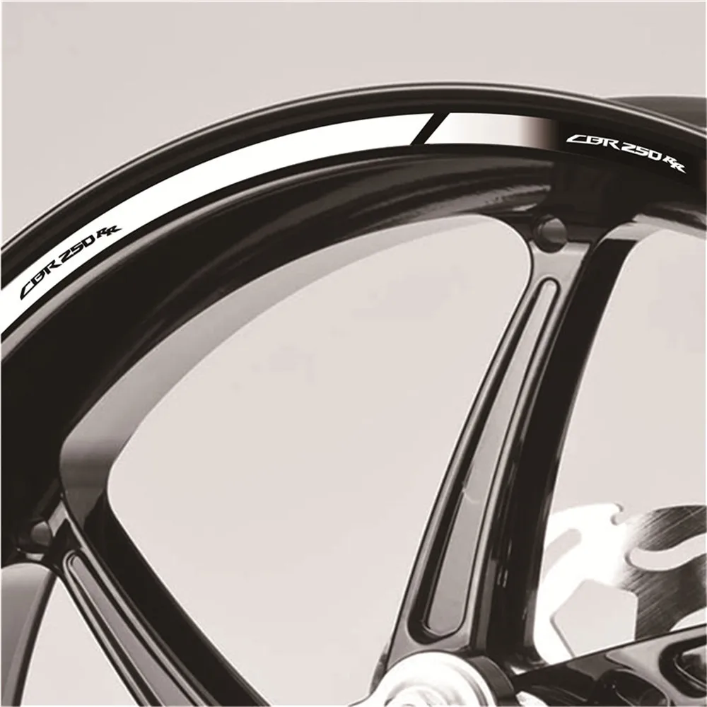 

Шина для мотоцикла полоски водонепроницаемый Светоотражающие стикеры персонализированные полный охват наклейки на колеса для HONDA CBR250RR ...