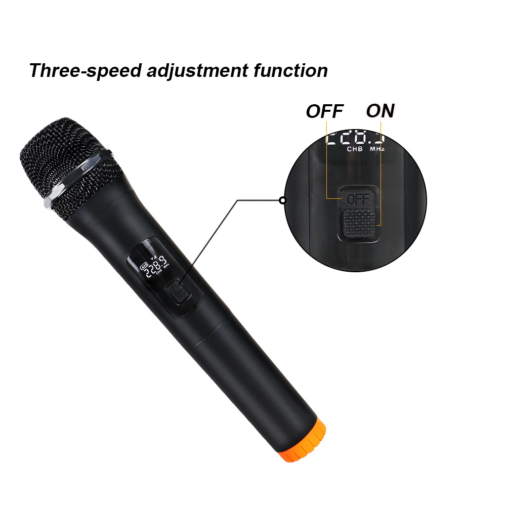 G MARK X110V Беспроводной Перезаряжаемые микрофон караоке с литиевой Батарея