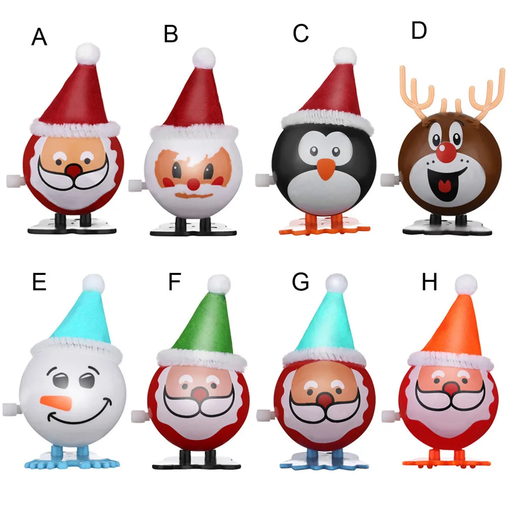 Рождественские Классические заводные игрушки Санта-Клаус игрушка с отскоком