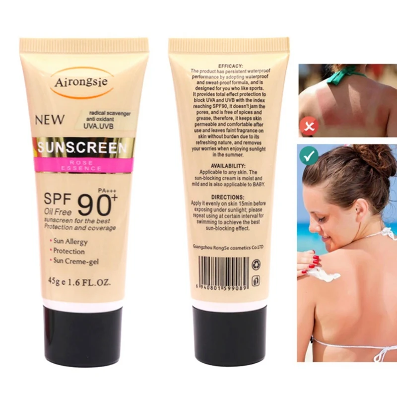 Солнцезащитный крем SPF 50 60 90 для лица отбеливающий солнцезащитный антивозрастной