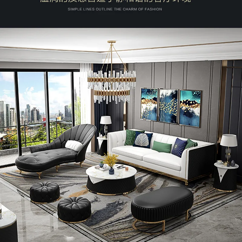 Easyliving 2019 Новый секционный диван из натуральной кожи для дома гостиной легкая