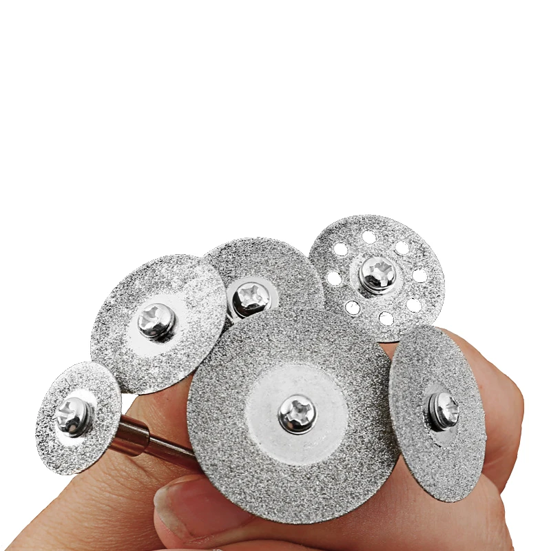 Pinkman 35 40 50 60mm Rotary Tool Circular Saw Blades Cutting Discs Diamond Disc Mandrel For Dremel Mini Drill Power Tool