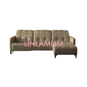 Living Room Sofa  corner sofa real genuine leather sofas electric recliner designer L shape muebles de sala moveis 258 X 170 cm