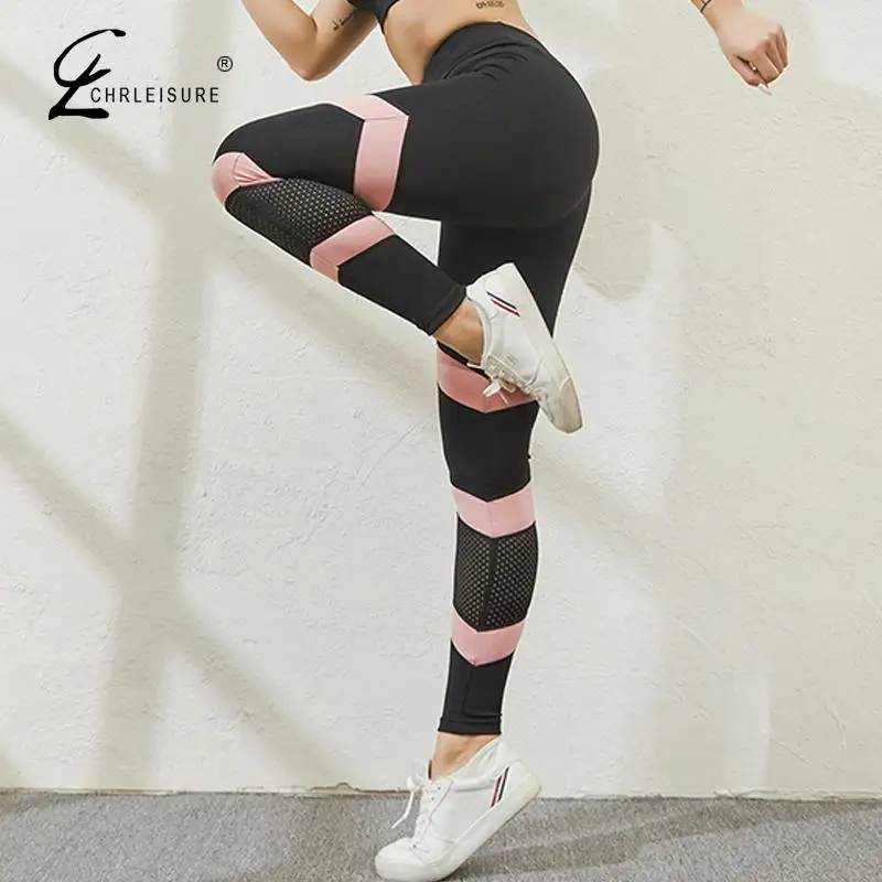 

Женские леггинсы CHRLEISURE с высокой талией, леггинсы для фитнеса, пикантные бесшовные леггинсы с эффектом пуш-ап для спортзала, брюки в полоску