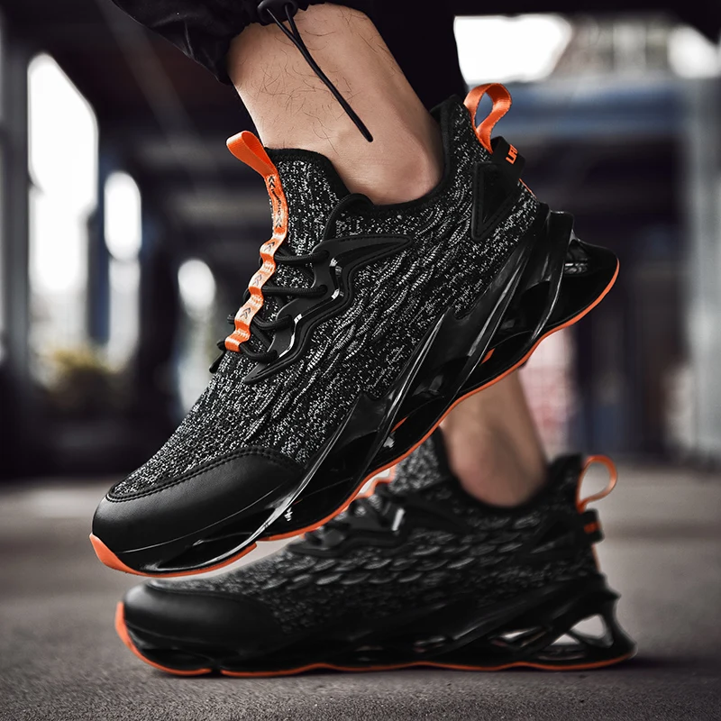 

Men Running Shoes For Outdoor Comfortable Men Trianers Sneakers Breathable Blade Cushioning Sport Shoes Training Athletic Shoes