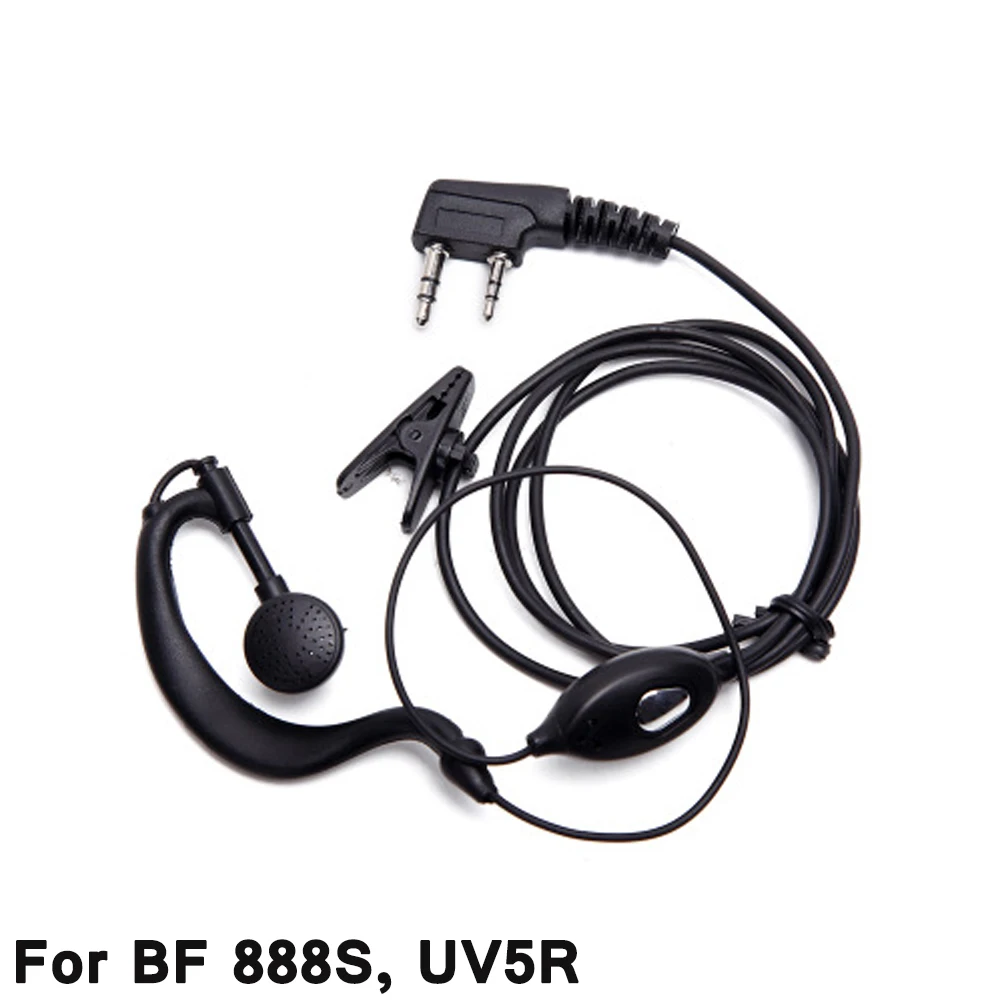 Baofeng Walkie Talkie наушник двухсторонний радиоприемник оригинальные аксессуары для UV-9R plus BF T1 или K разъем UV-5R BF 888S гарнитура