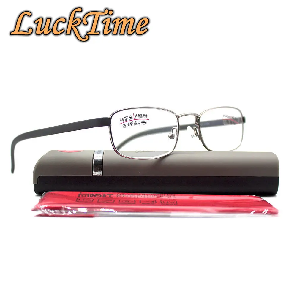 LuckTime ультра светильник TR90 анти-синий женские очки для чтения Модные мужские