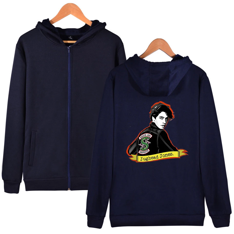

Riverdale Fashion Hoodies Zipper Sweatshirts Hip Hop Women and Men Clothes 2019 Popular Kpops Hooded Fashion Top
