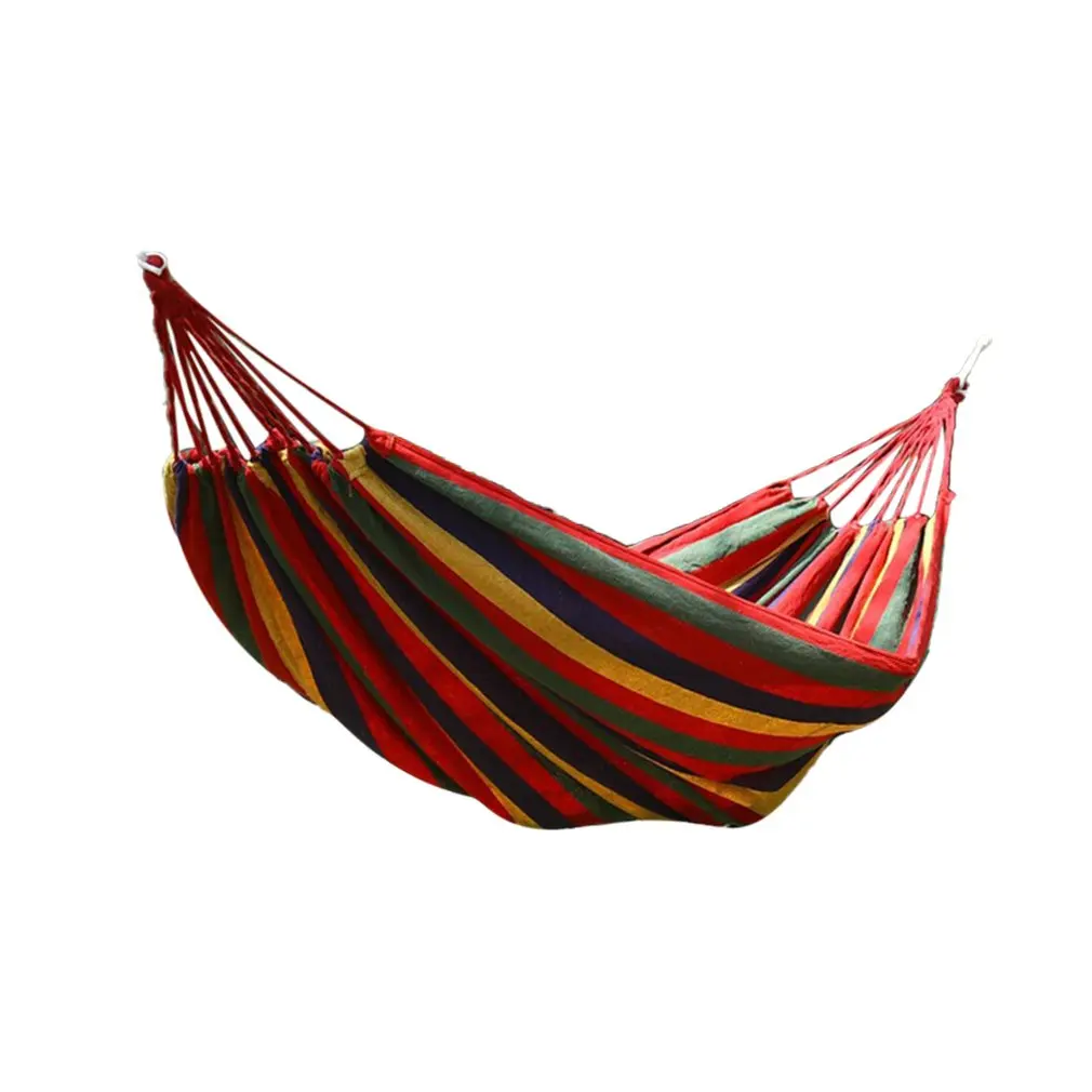 Двухслойный холщовый гамак устойчивый к скольжению изогнутый качающийся в форме