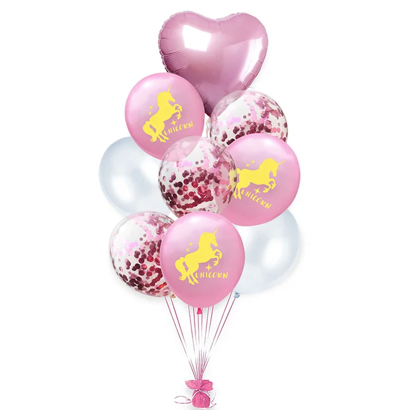 1 комплект 18 дюймов алюминиевая фольга любовь единорог Русалка воздушный шар