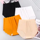 Женское Бесшовное нижнее белье из вискозы, с высокой талией, многоцветное, антибактериальное, дышащее