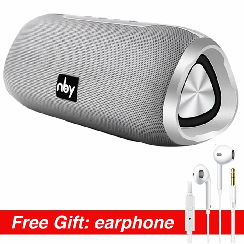 

NBY6670 Waterproof Portable Bluetooth Speaker 10W 3D Stereo Wireless Loudspeaker hifi Sound System Outdoor Speakers FM Radio TWS