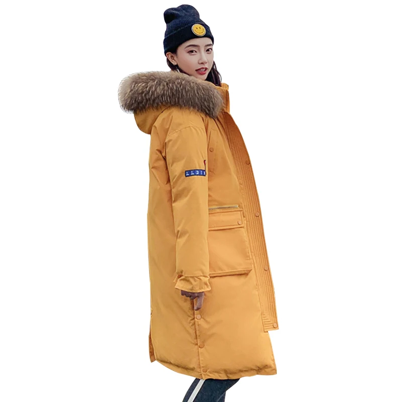 winter parkas jackets 2019 New women's jackets fashion fur collar hooded thick warm Winter parkas snow  Coat jacket