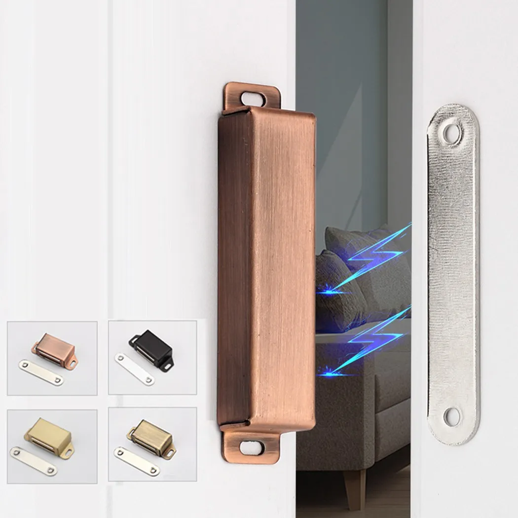 

Stainless Steel Cabinet Door Magnetic Suction Cupboard Furniture Door Touch Thickened Door Suction Closet Touch Bead Buckle Mult
