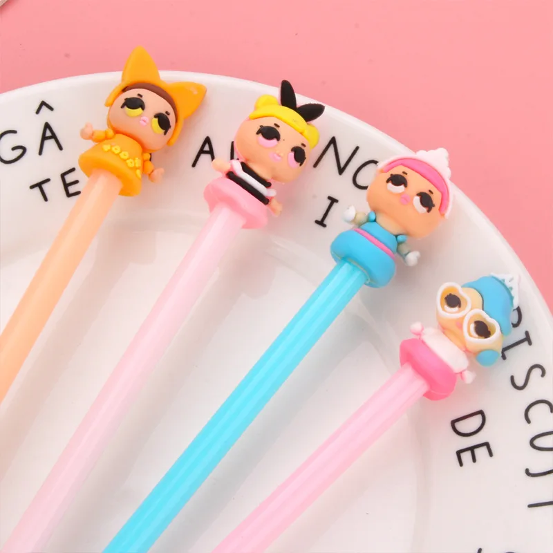 50 шт Мультяшные креативные Канцтовары свежий гель для девочки ручки школьных