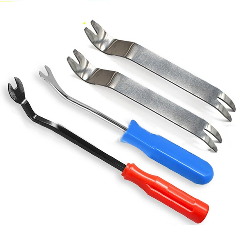 

Upholstery Accessories Plastic Clip Trim Removal Tool Screwdriver Dashboard Radio Body Dash 4pcs Audio Stereo System Pry Door