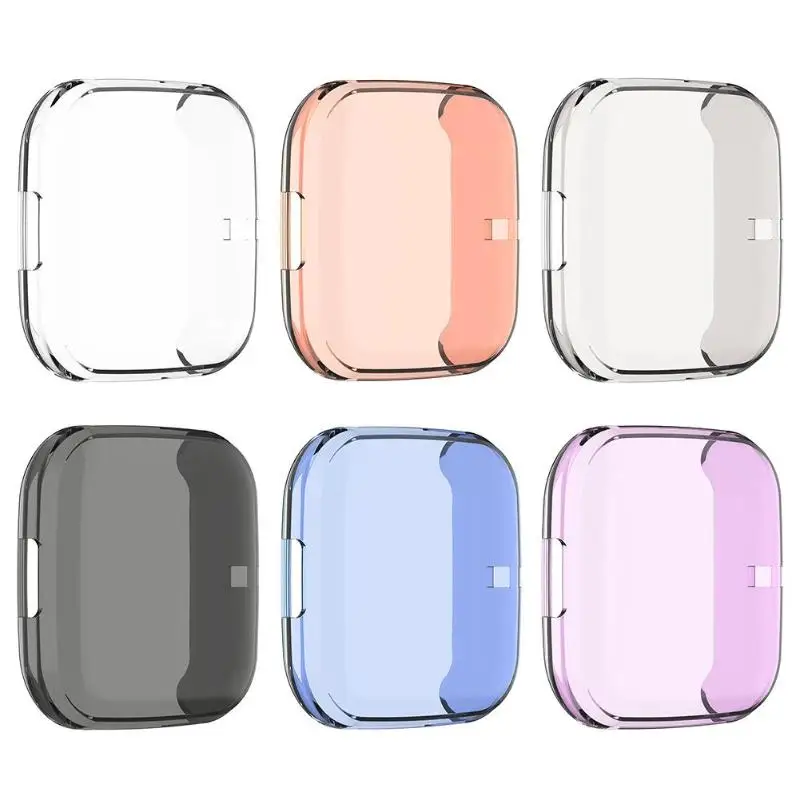 Смарт-часы защитный чехол для Fitbit Versa 2 новый высококачественный ТПУ полный экран