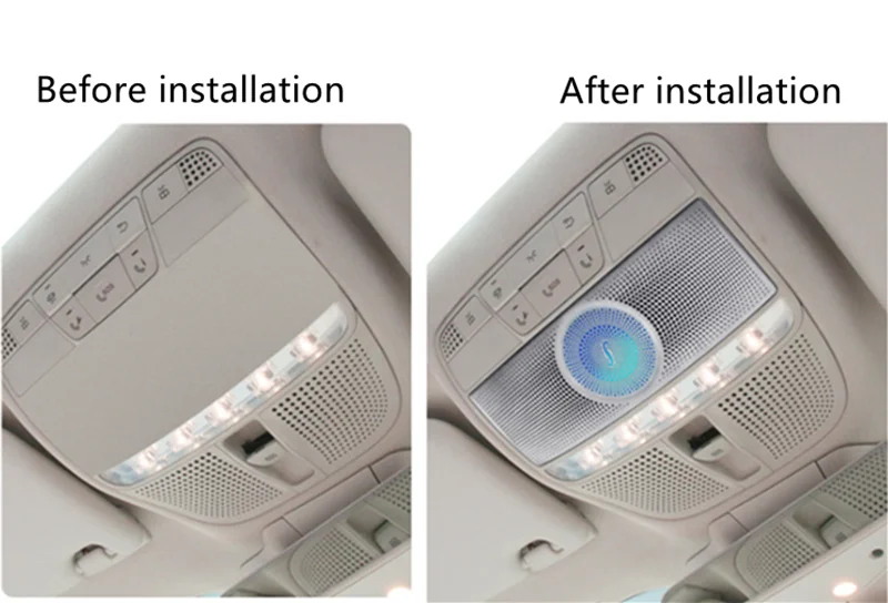 Luz ambiental interior automotriz для Mercedes-Benz W205 W213 двухдинамичный светильник, установленный на крыше