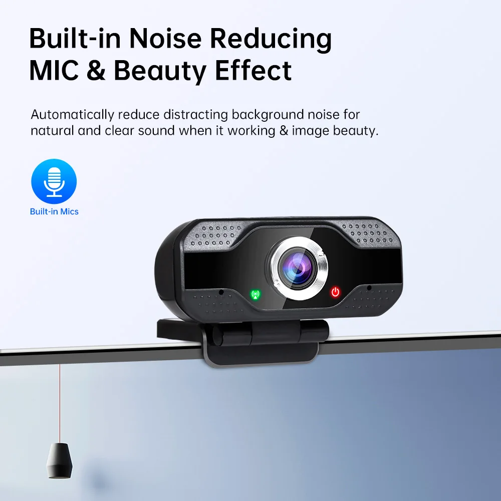 Fuers Full HD 1080P Smart веб камера видео звонок Встроенный микрофон для настольного