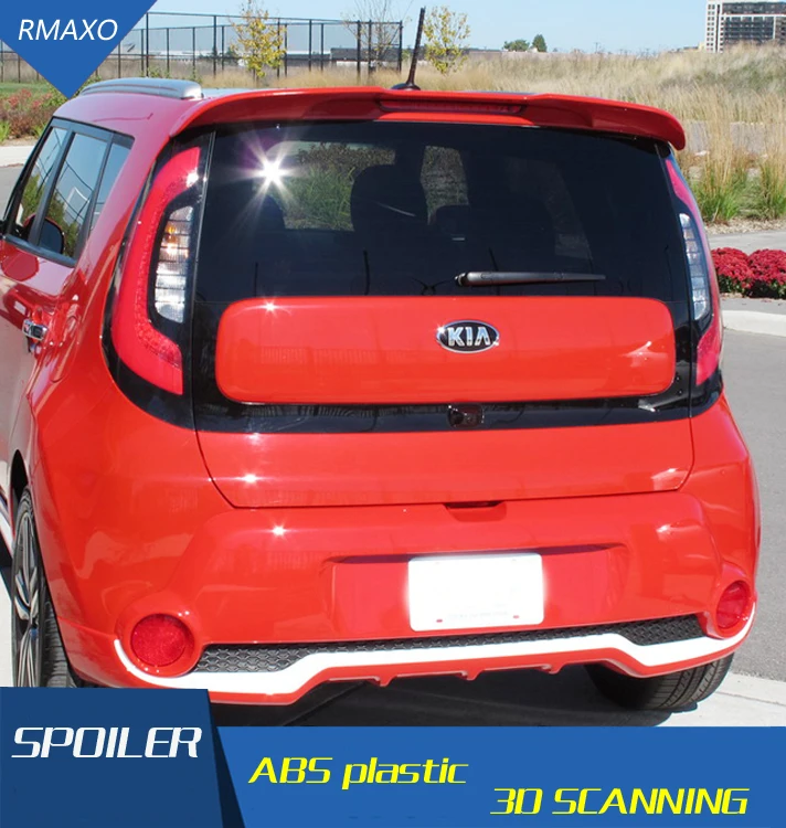 Спойлер для Kia Soul спойлер автомобиля 2018 2019 ST SY АБС пластик Праймер цветной задний