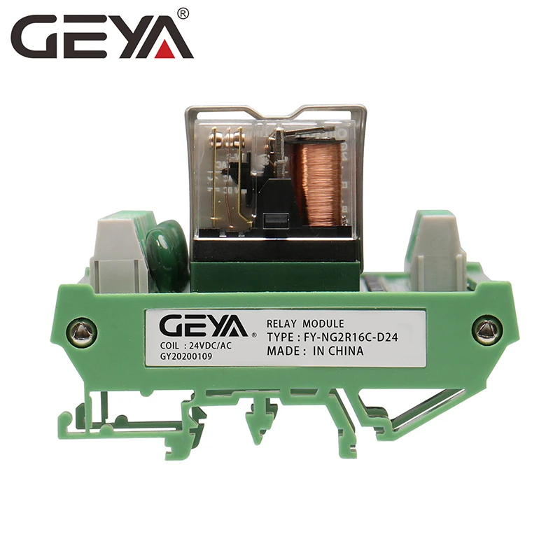 GEYA NG2R 16 канальный видеорегистратор релейных платов 1NO 1NC Din Rail триггерный релейный