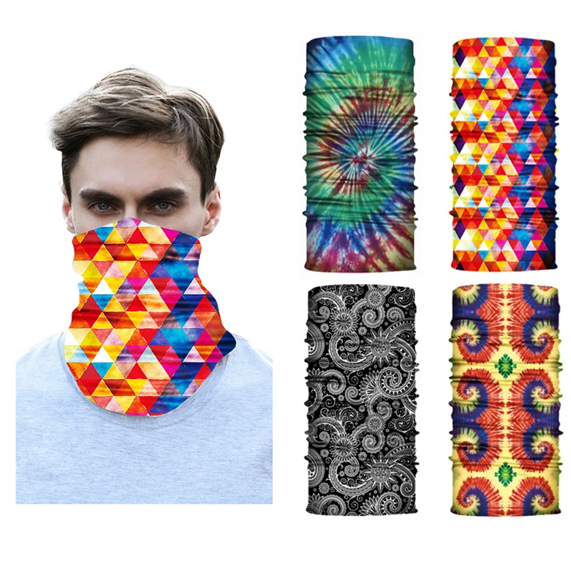 

High quality Windproof Bicycle Seamless Magic Bandana Cycling Headband Outdoor Sport Ski Bandana Headwear Mask Bicycle Scarf