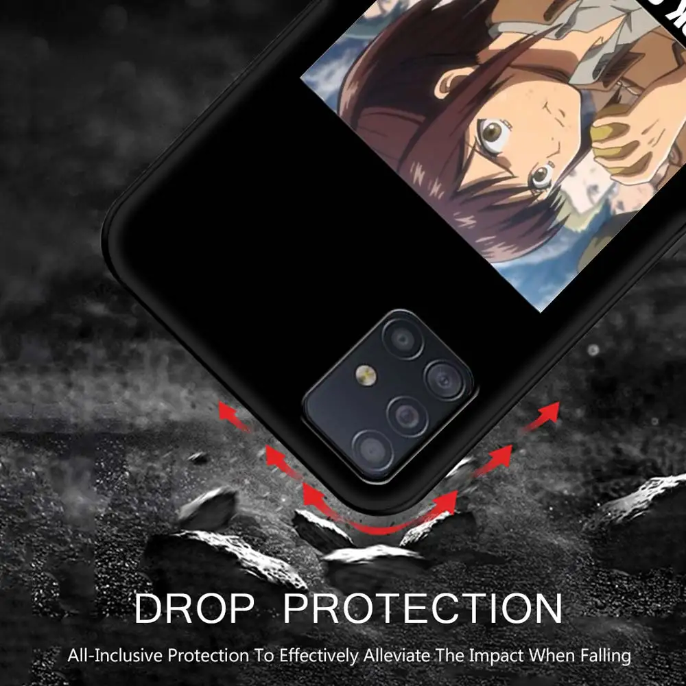 

Anime Titans attack levi ackerman Phone Case for Samsung Galaxy A51 A71 A50 A21s A31 A10 A20e A41 A70 A30 A11 A40 Soft Cover