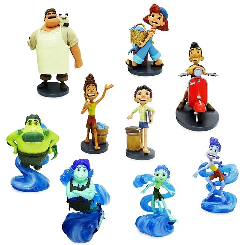 Игрушечный набор Disney Pixar Luca Альберто Machiavelli Джулия морской монстр роскошная