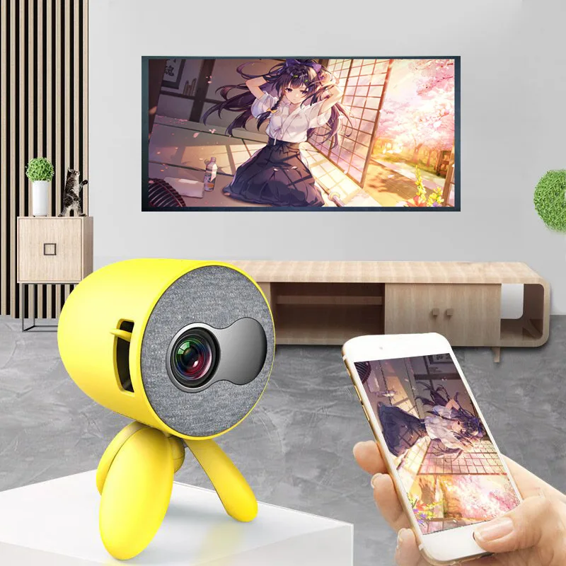 

YG220 mobile phone wireless mini projector home HD 1080P portable LED child projector mini projector for smartphone