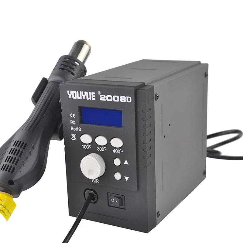 Паяльная станция YOUYUE 2008D 650 Вт с регулируемой температурой SMD для переделки