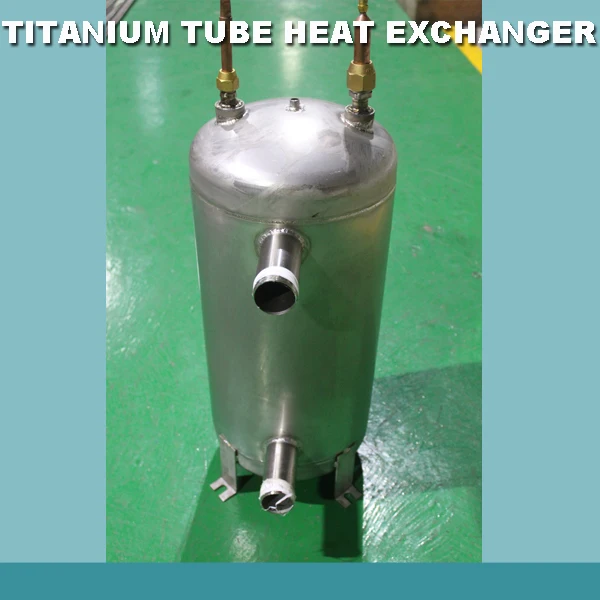 Титановый витой трубный теплообменник с высокой температурой 60 градусов