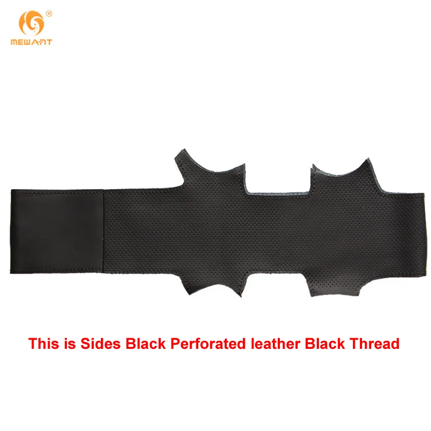 MEWANT черный чехол рулевого колеса автомобиля из искусственной кожи для Land Rover