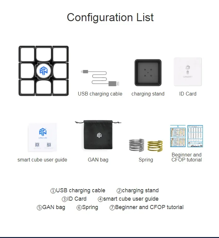 

GAN 356 i 3x3x3 cubes GAN356 i Play Magnetic Magic Speed Cube GAN356 i 2 Intelligence cube GAN 356 i Competition Cubes