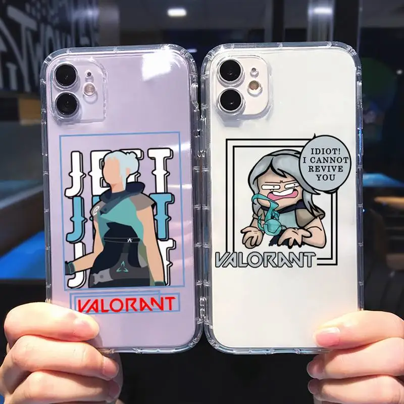 

Valorante, special warfare hero Phone Case For iphone 13 12 11 8 7 plus mini x xs xr pro max Transparent soft