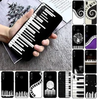 fhnblj music piano keyboard phone case for xiaomi max3 mi 9 se mi8 f1 9se 10 lite f1 back coque