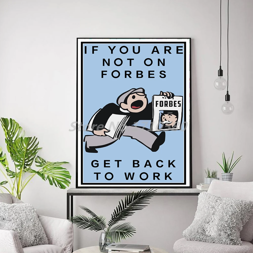 Монополи Alec картина с цитатами Вдохновляющие позитивные форбы плакат мотивация