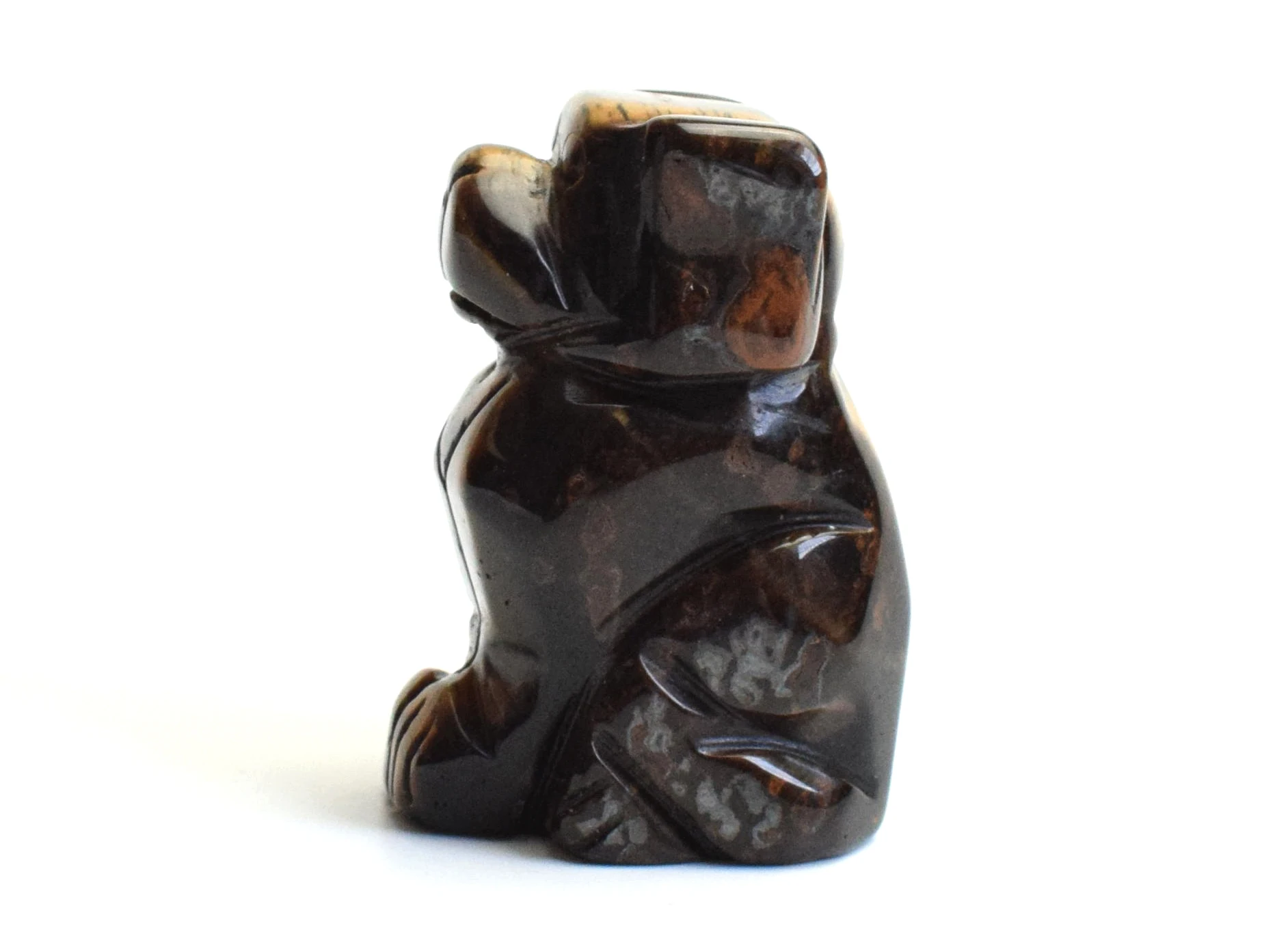 2 0 дюймов натуральная чакра тигровый глаз камень резной Кристалл Рейки Исцеление