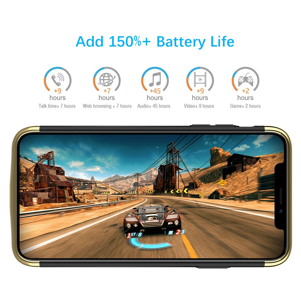 Для iPhone 11 Pro Max 6,5 дюймов 11 6,1 дюймов Чехол для зарядного устройства 6000 мАч Внешняя резервная Зарядка power Bank крышка аккумулятора
