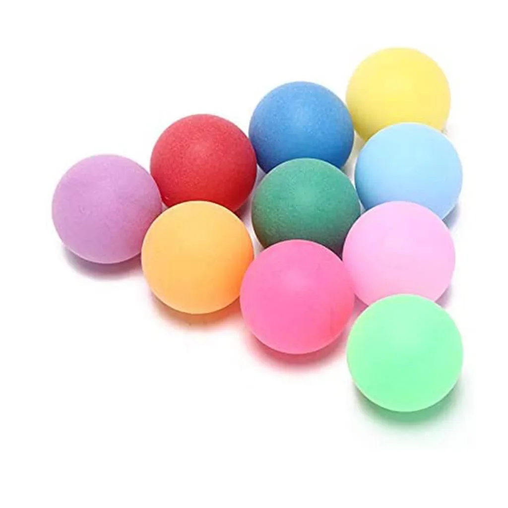 

50/25/10 pc 1Pack Colored Ping Pong Balls 40mm 2.4g Entertainment Table Tennis Balls Mixed Colors for Game Activity Mix Color#40